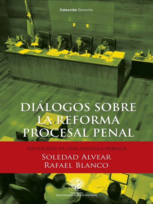 Cover image for Diálogos sobre la reforma procesal penal